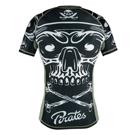 PRIDE OR DIE pirate v2 short sleeve RASHGUARD - BLACk